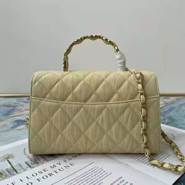 2021 Chanel small flap bag with top handle