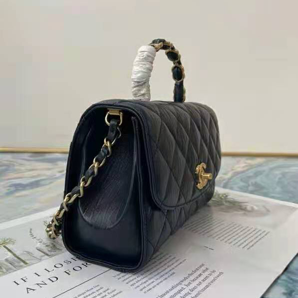 2021 Chanel small flap bag with top handle