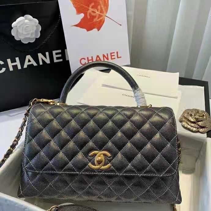 2021 chanel flap bag with top handle