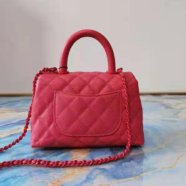 2021 chanel mini flap bag with top handle