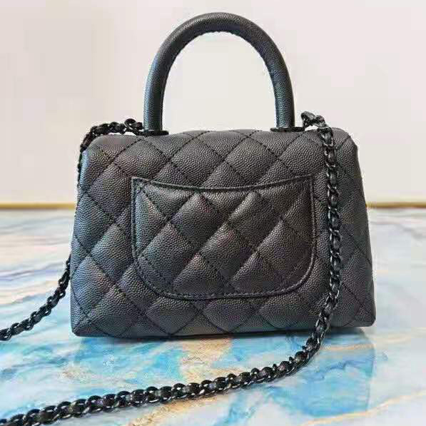 2021 chanel mini flap bag with top handle