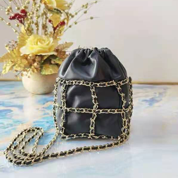 2021 chanel small drawstring bag