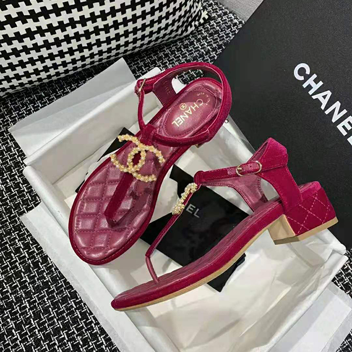 2021 chanle sandals