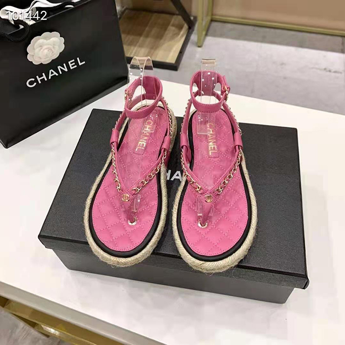 2021 chanle sandals