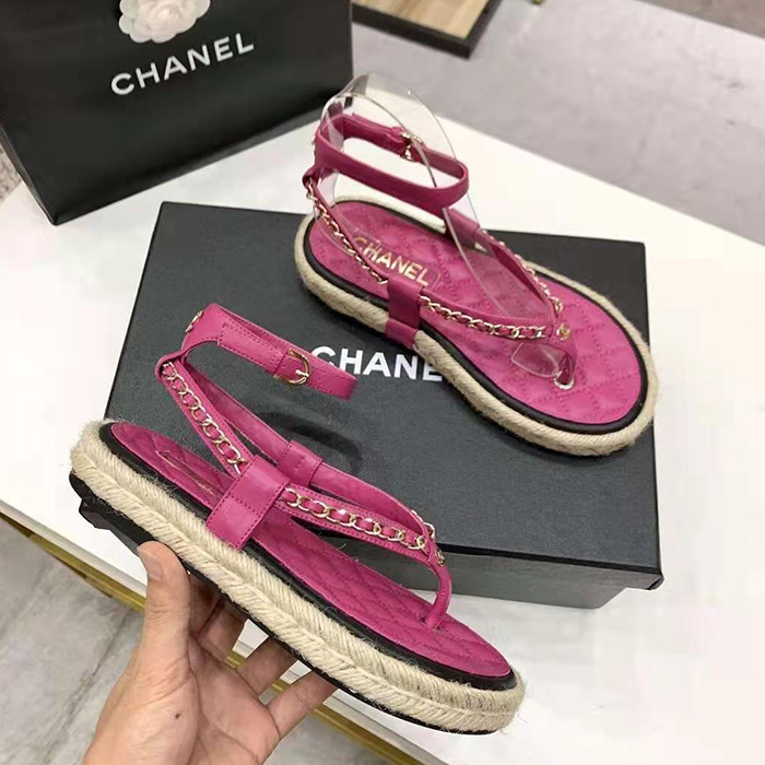 2021 chanle sandals