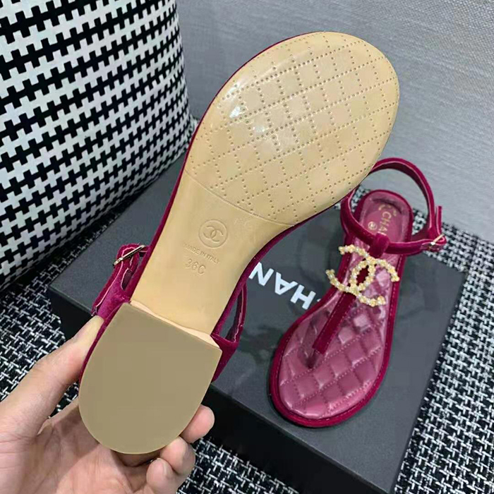 2021 chanle sandals