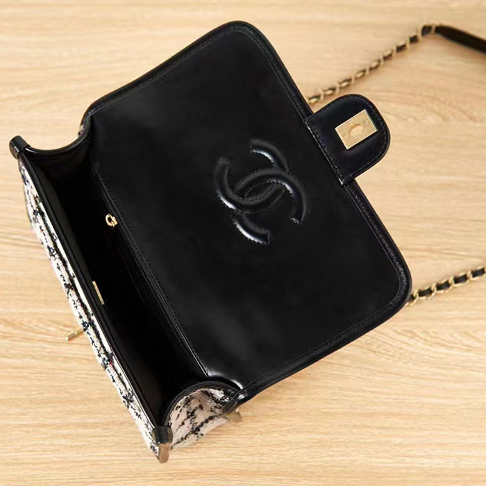 2022 Chanel SMALL FLAP BAG WITH TOP HANDLE