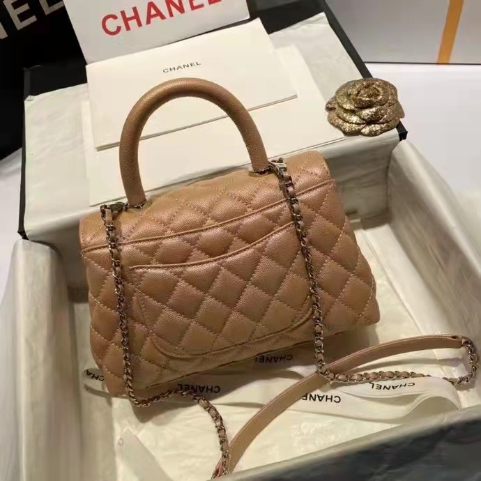 2022 Chanel flap bag with top handle