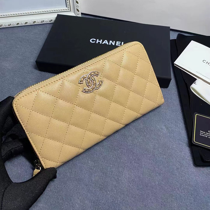 2022 Chanel long zipped wallet