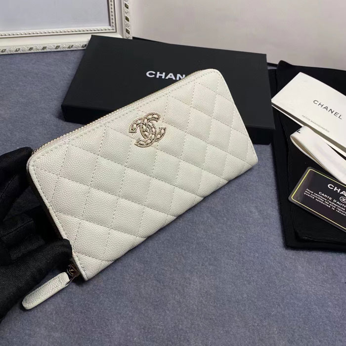 2022 Chanel long zipped wallet