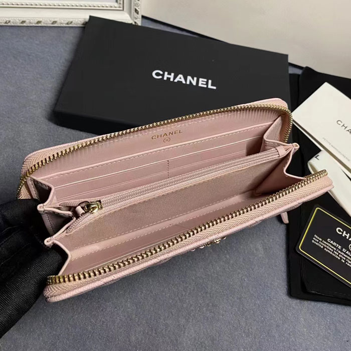 2022 Chanel long zipped wallet