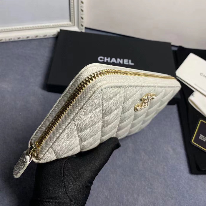 2022 Chanel long zipped wallet