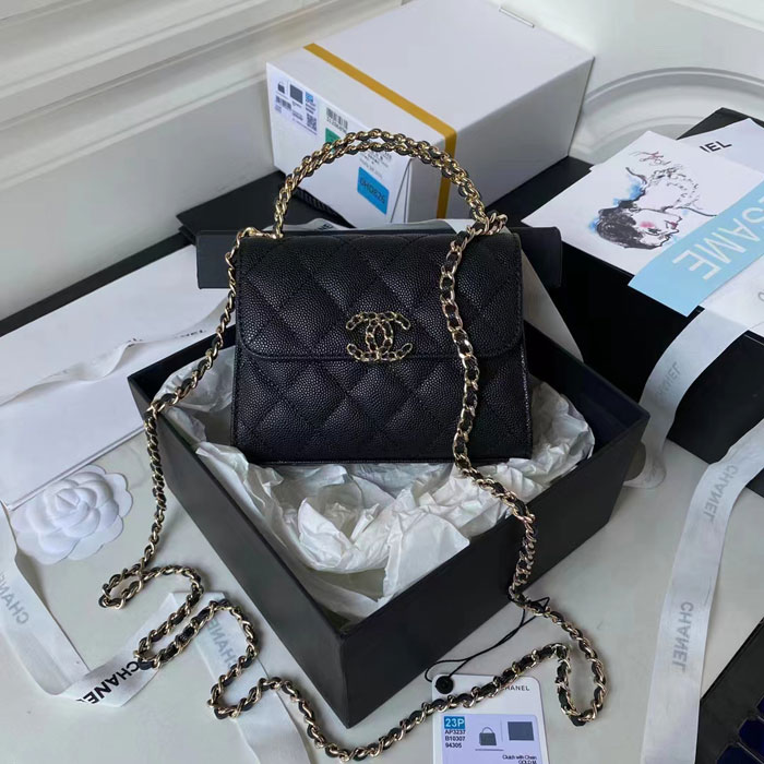 2023 Chanel CLUTCH WITH CHAIN