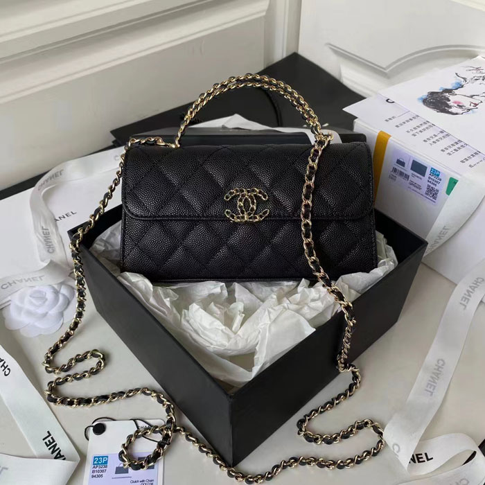 2023 Chanel MINI FLAP BAG WITH TOP HANDLE