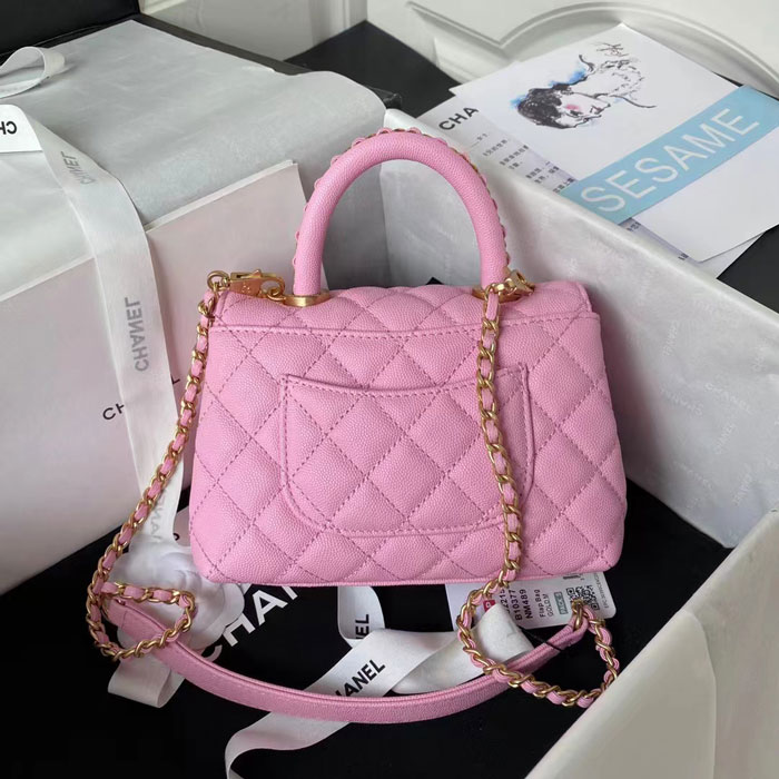 2023 Chanel MINI FLAP BAG WITH TOP HANDLE