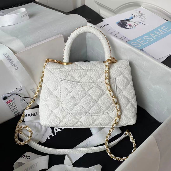 2023 Chanel MINI FLAP BAG WITH TOP HANDLE