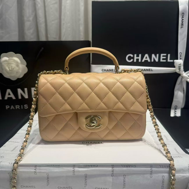 2024 CHANEL Mini classic handbag with top handle