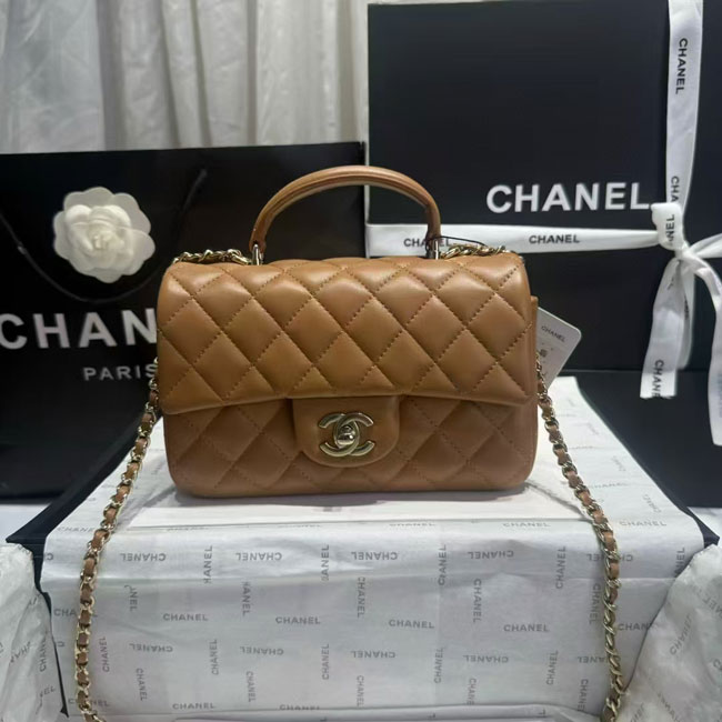 2024 CHANEL Mini classic handbag with top handle