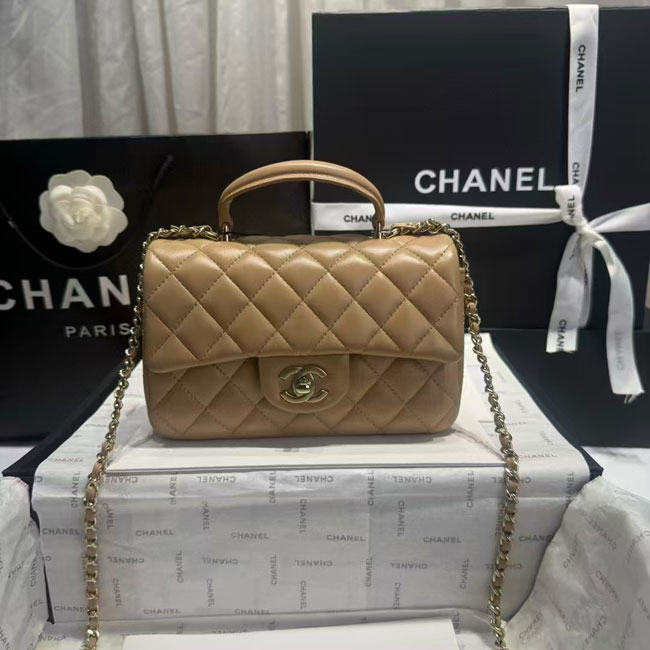 2024 CHANEL Mini classic handbag with top handle