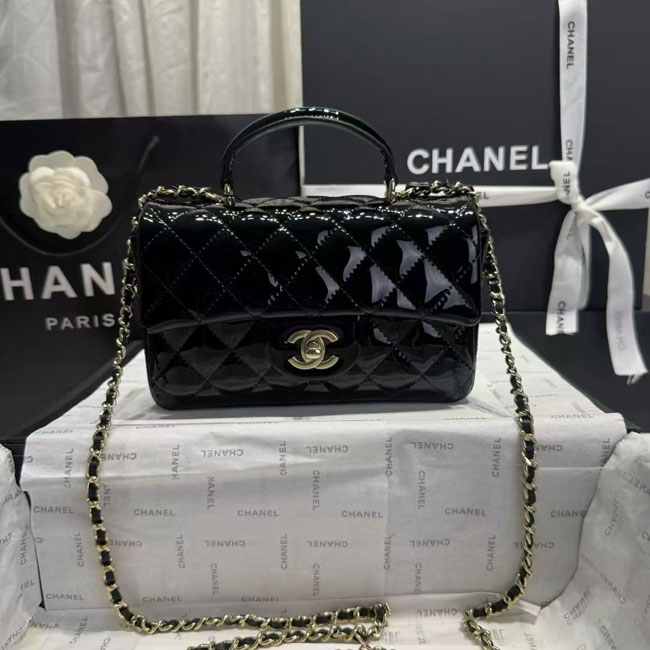 2024 CHANEL Mini classic handbag with top handle