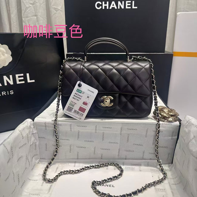 2024 CHANEL Mini classic handbag with top handle