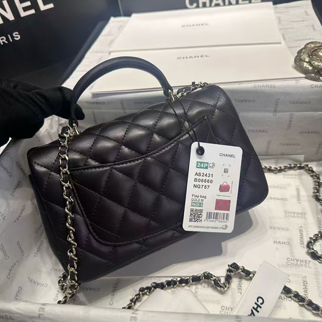 2024 CHANEL Mini classic handbag with top handle