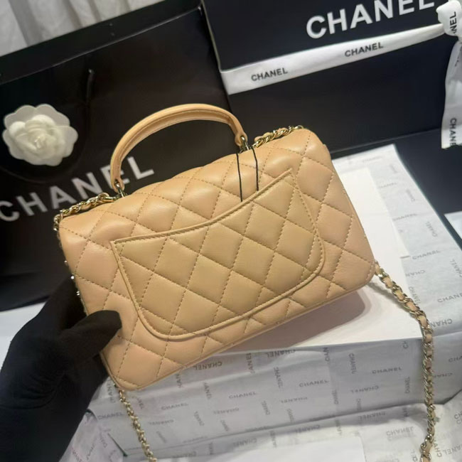 2024 CHANEL Mini classic handbag with top handle