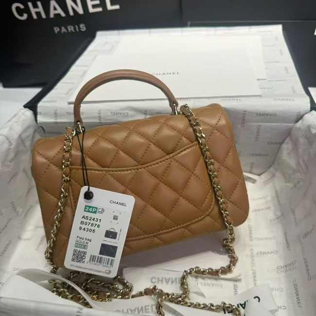 2024 CHANEL Mini classic handbag with top handle