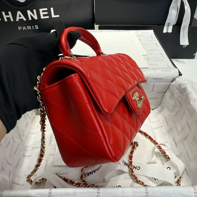 2024 CHANEL Mini classic handbag with top handle