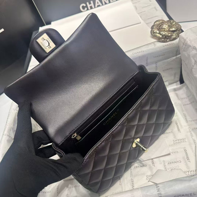 2024 CHANEL Mini classic handbag with top handle