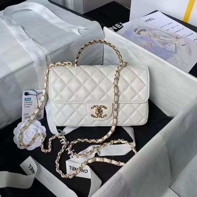 2024 CHANEL Mini handbag with top handle