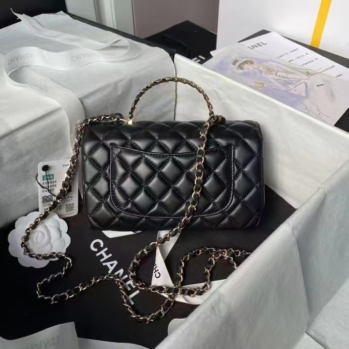 2024 CHANEL Mini handbag with top handle