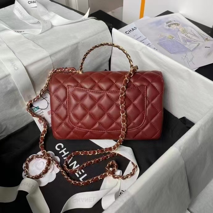 2024 CHANEL Mini handbag with top handle