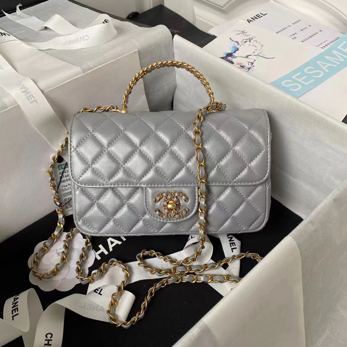 2024 Chanel FLAP BAG WITH TOP HANDLE