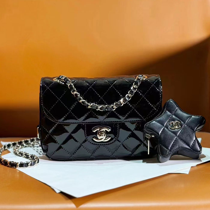 2024 Chanel MINI FLAP BAG & STAR COIN PURSE