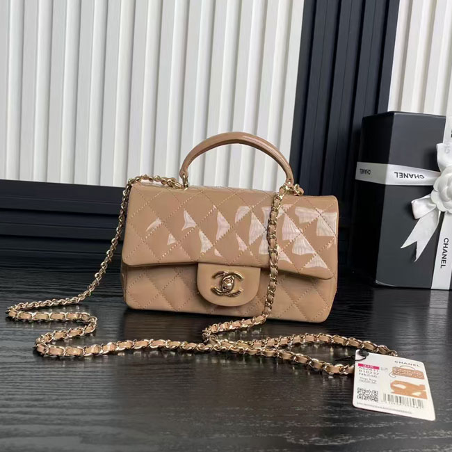 2024 Chanel Mini FLAP BAG WITH TOP HANDLE