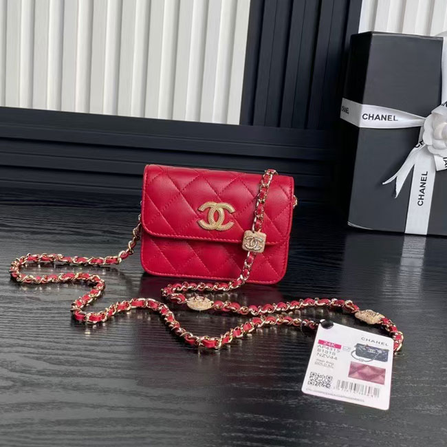 2025 Chanel CLUTCH WITH CHAIN