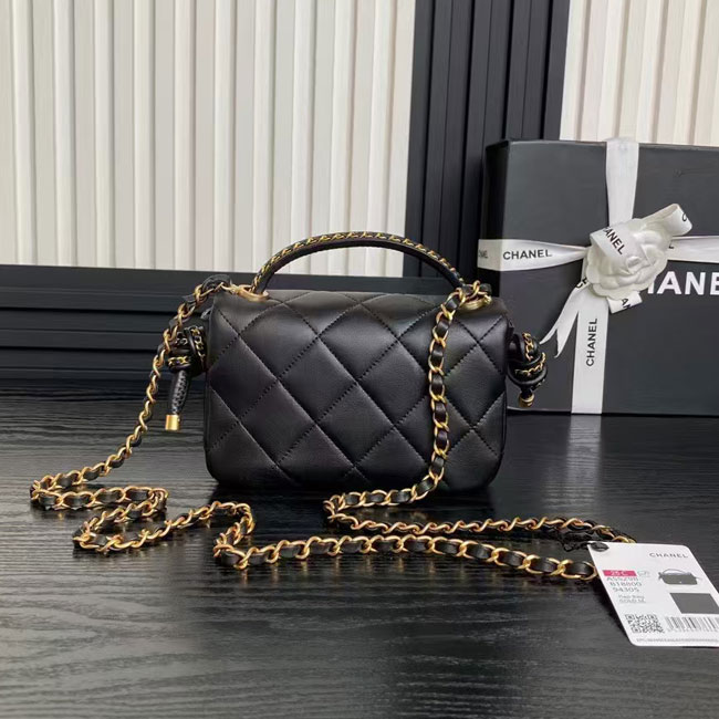 2025 Chanel SMALL FLAP BAG WITH TOP HANDLE