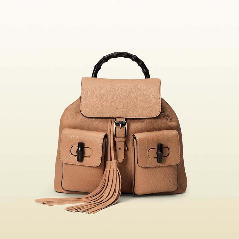 Bamboo leather backpack