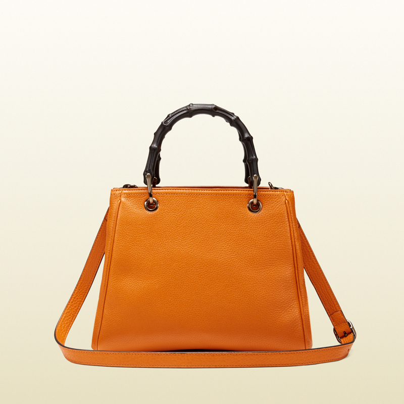 Bamboo shopper leather tote