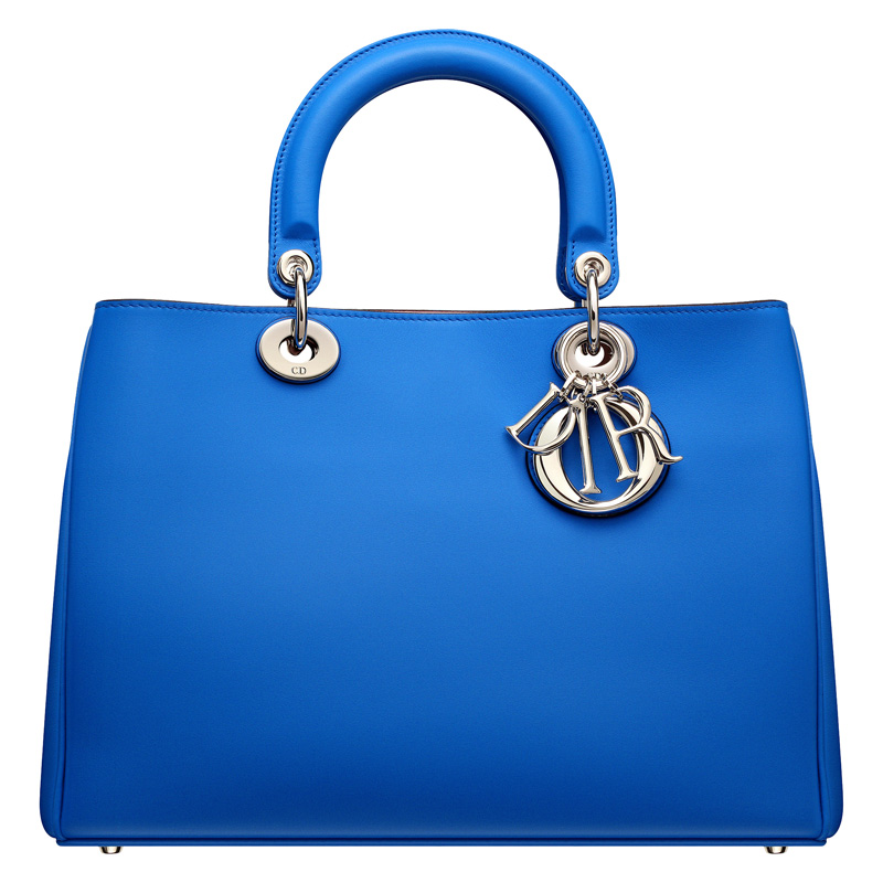 Bleu Persan leather Diorissimo bag