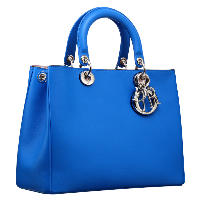 Bleu Persan leather Diorissimo bag