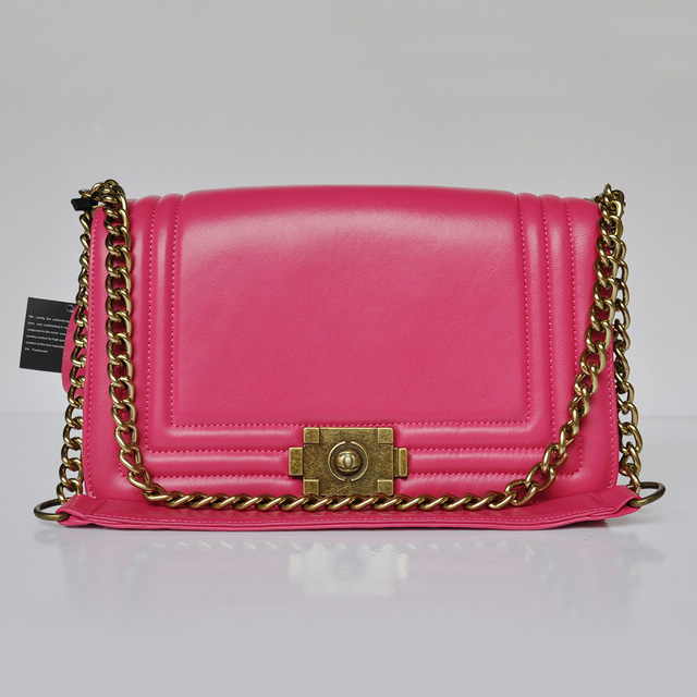 Boy Chanel Flap Shoulder Bag Calf Leather A69010 Rose