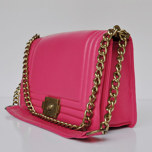 Boy Chanel Flap Shoulder Bag Calf Leather A69010 Rose