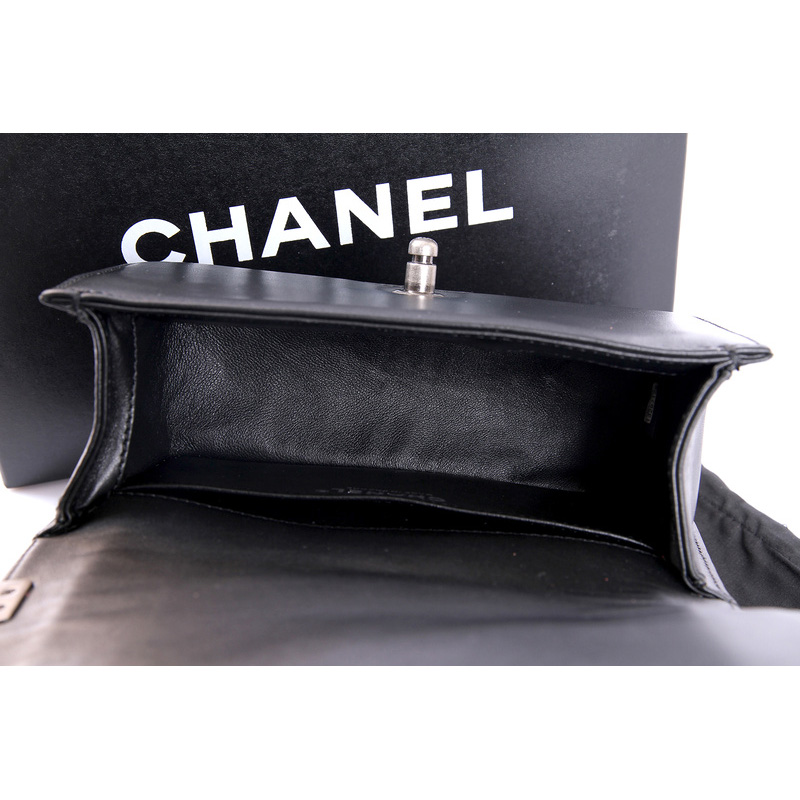 Boy Chanel Flap Shoulder Bag Genuine Python Leather A37006 Bronze