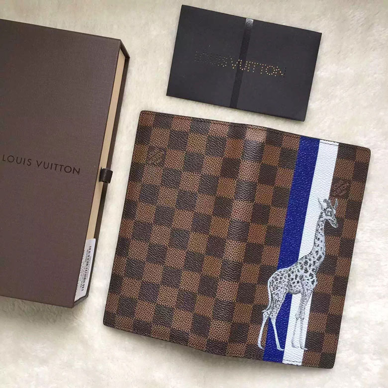 Brazza Wallet Damier Ebene