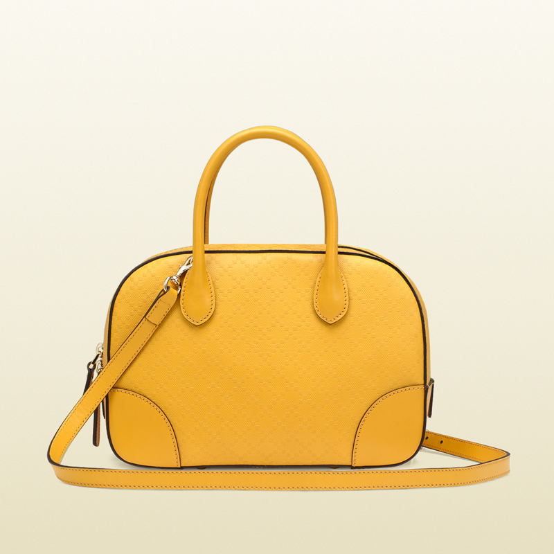 Bright diamante leather top handle bag