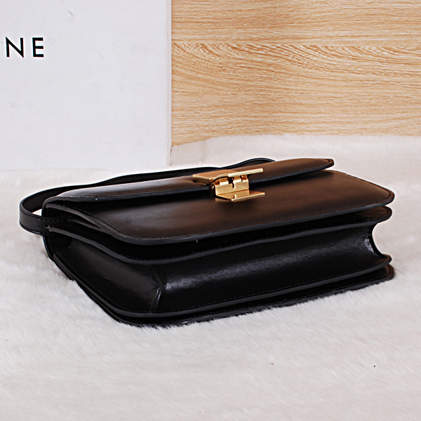 Celine Classic Box Small Flap Bag Original Calfskin C88007 Black