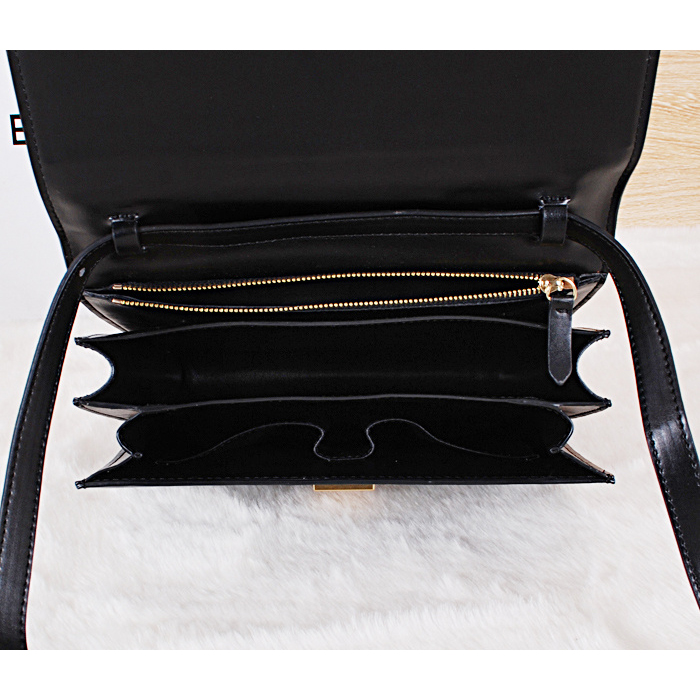 Celine Classic Box Small Flap Bag Original Calfskin C88007 Black