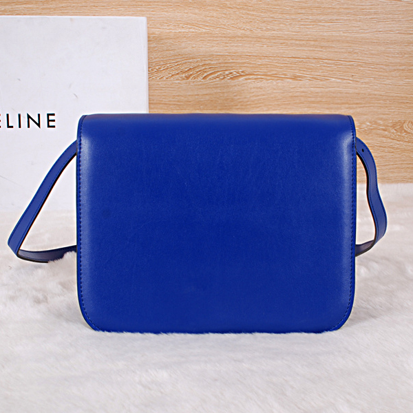 Celine Classic Box Small Flap Bag Original Calfskin C88007 Blue